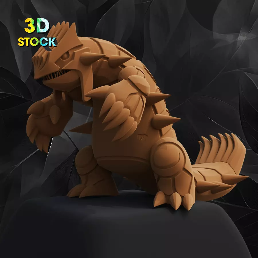 KEYCAP Groudon TRY TO PAY THE BILL Free 3D print model