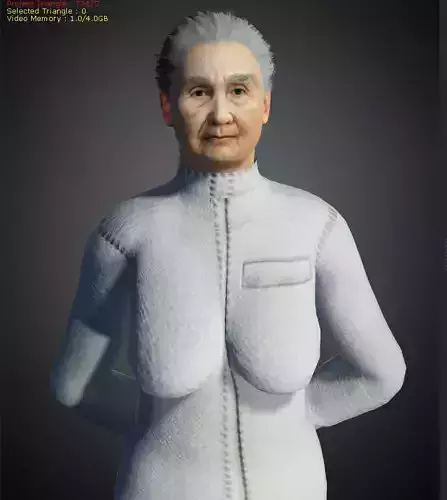 Opah Siti 3dModel - Upin Ipin Character 3D model