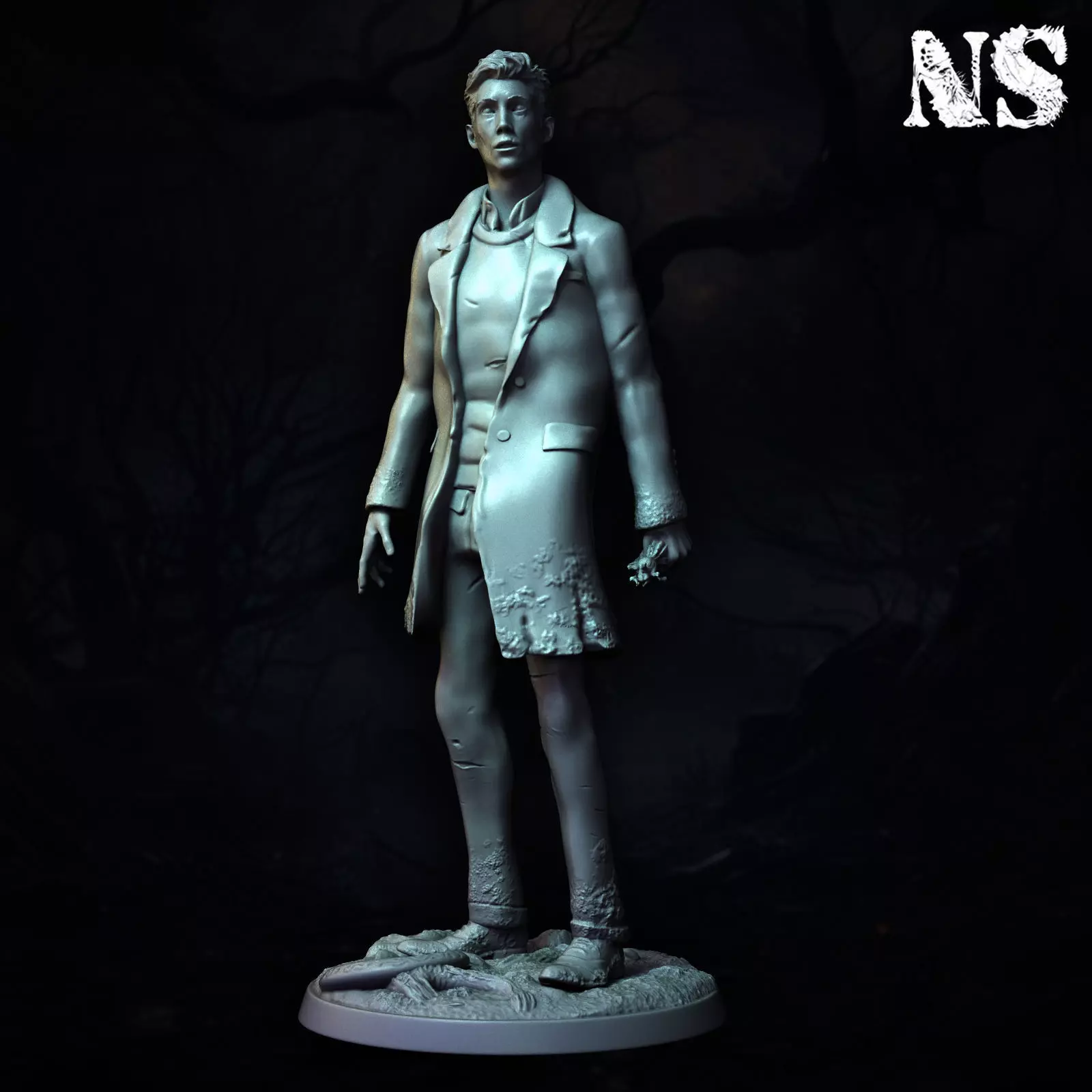 Walter Gilman Walter Death Bed Frank Elwood 3D print model