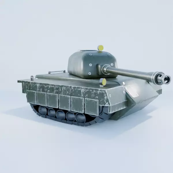 Tanks Low-poly 3D model
