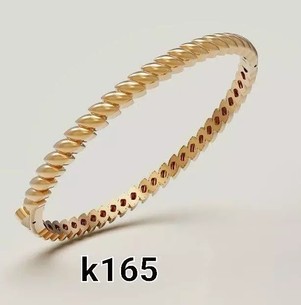 Wheat design bangle bracelet 3D print model