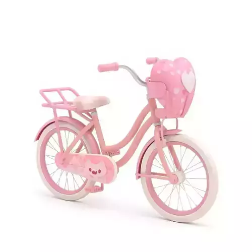 Stylized 3D Valentine  Bicycle Model