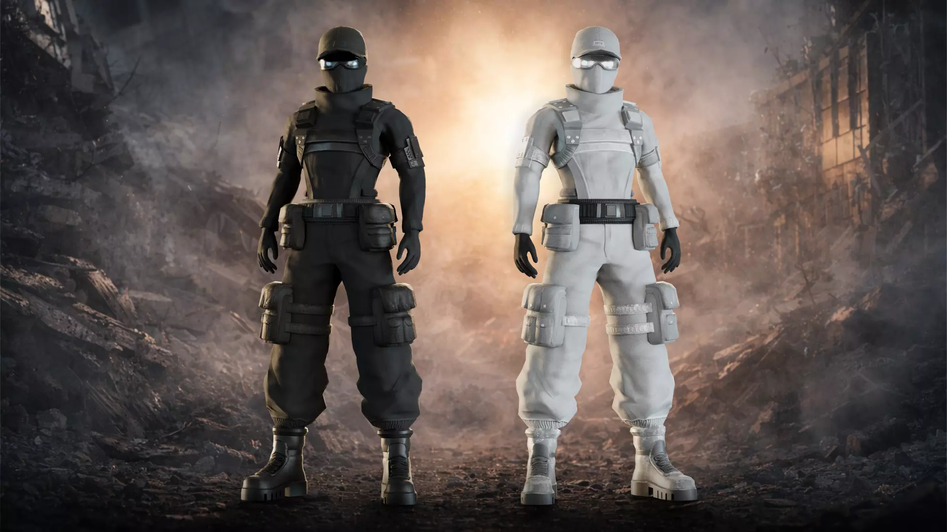 Special Soldier Free low-poly 3D model