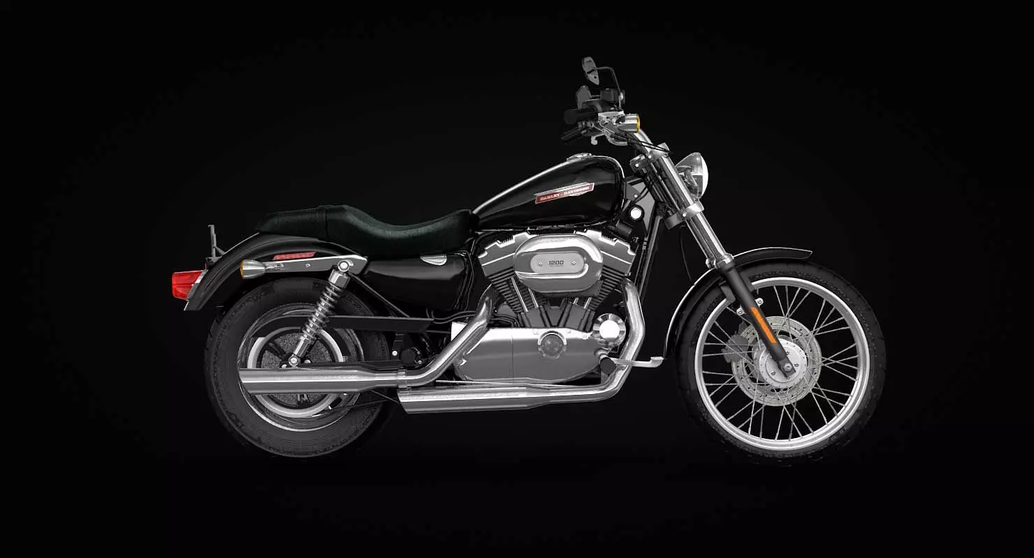 H-D Sportster 1200 XL Custom 2009 3D model