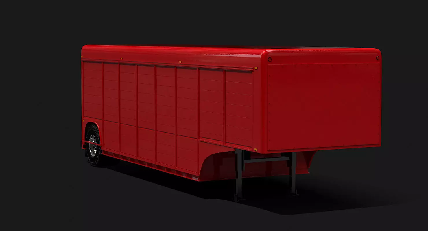 Beverage Trailer 3D model