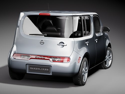Nissan Cube 3D model_5