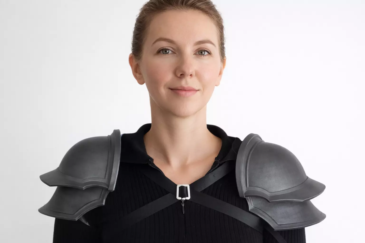 STEEL KNIGHT SHOULDER PAULDRONS 3D print model