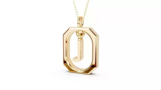 Pendant Letter J 