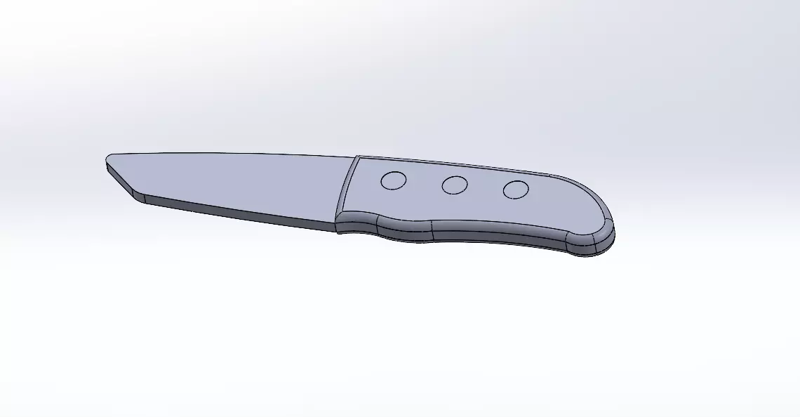 Training knife mk2 Free 3D print model