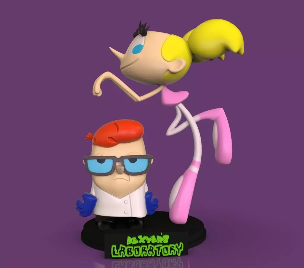 Dexter Laboratory 3D print model