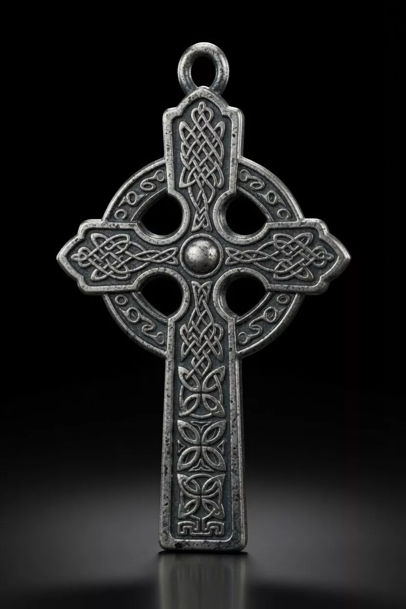 Celtic Cross Pendant Knot Ornament Free 3D Print Model Free 3D print model