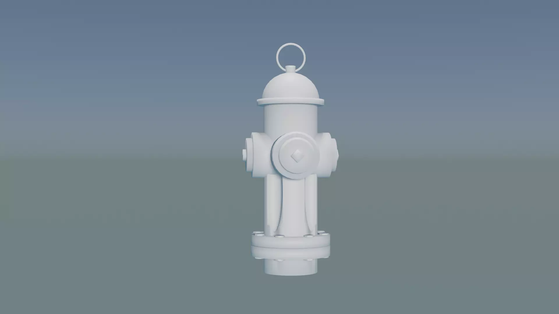 Fire Hydrant Keychain 3D print model