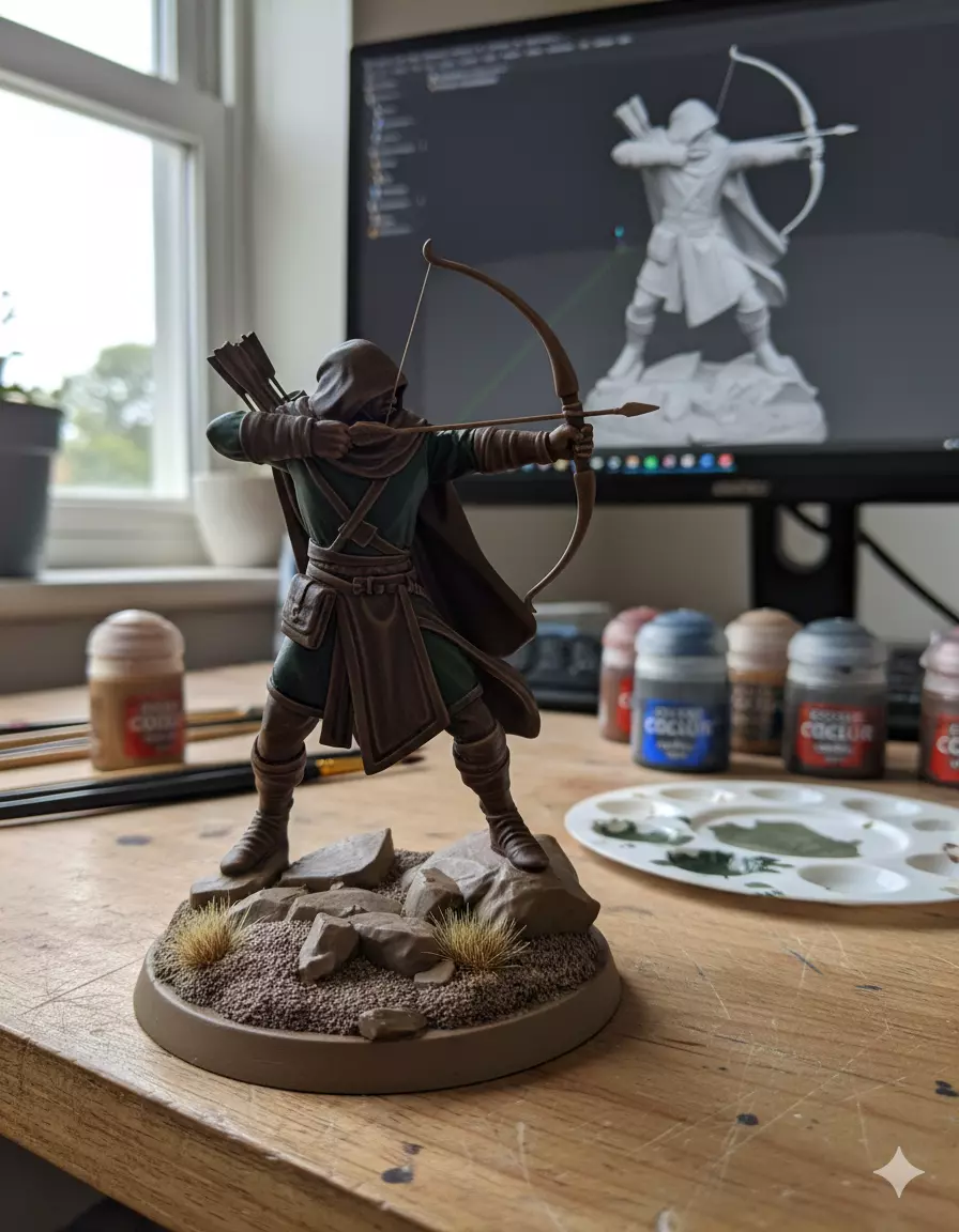 Archer 3D Printable 3D print model
