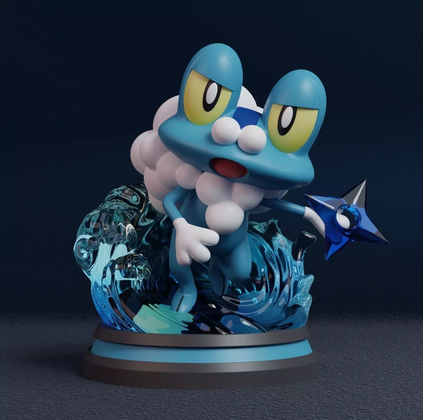 Pokemon - Froakie Figure 3D print model