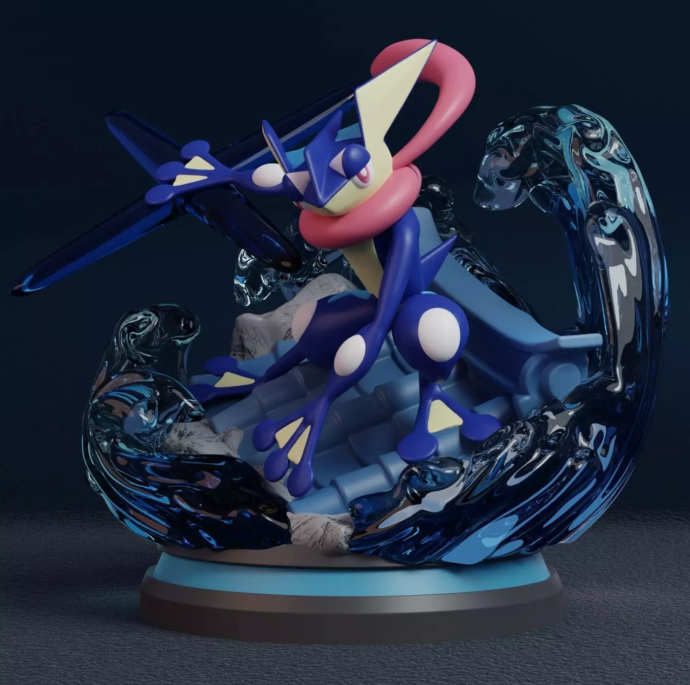 Pokemon - Greninja Figure 3D print model