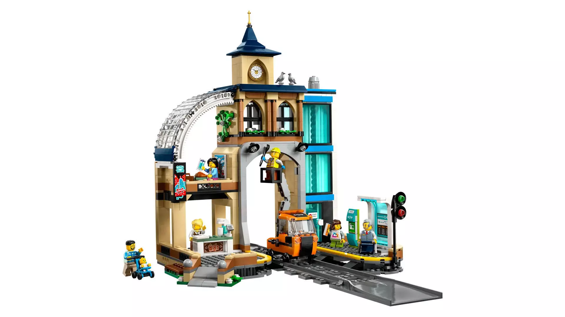 TwindBricks3D - 60469 Central Train Station 3D print model