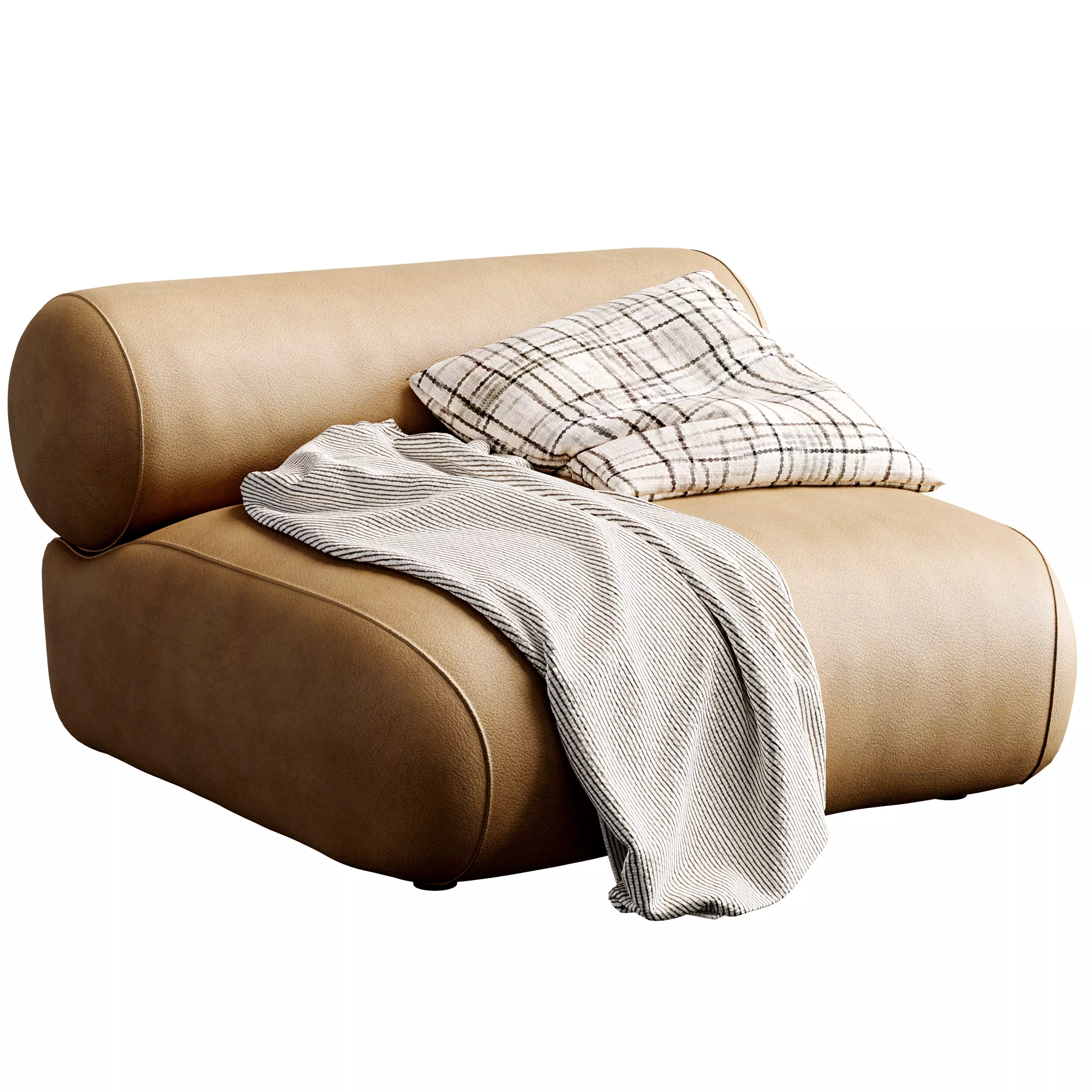 Armchair Oskar By Meridiani 3D model