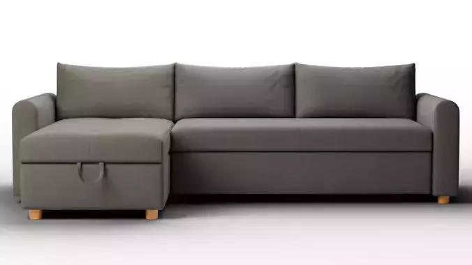 Nordby Henge Gray Reversible Sectional Sofa