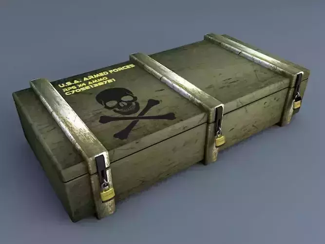RPG Military Case 3D model