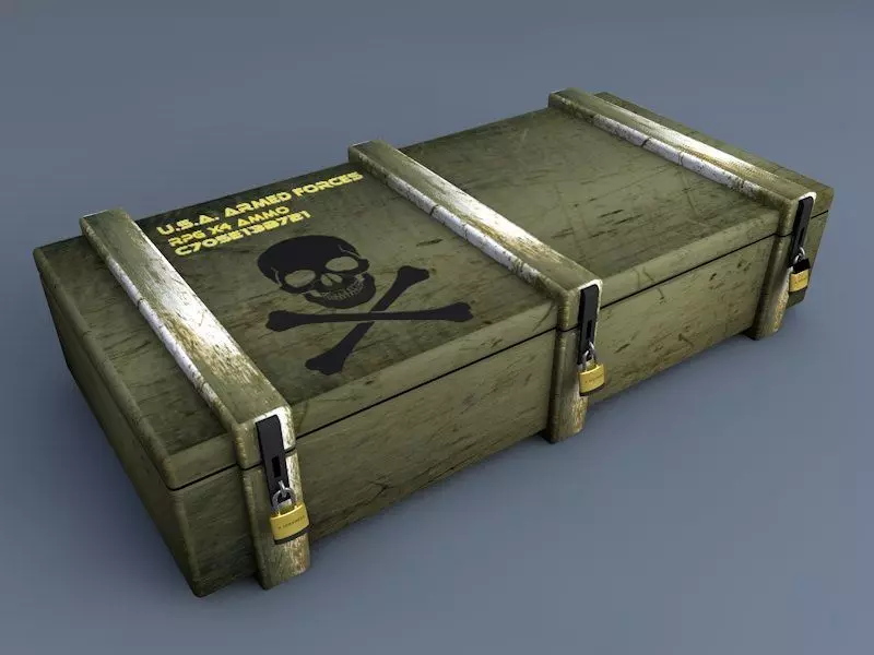 RPG Military Case 3D model_0