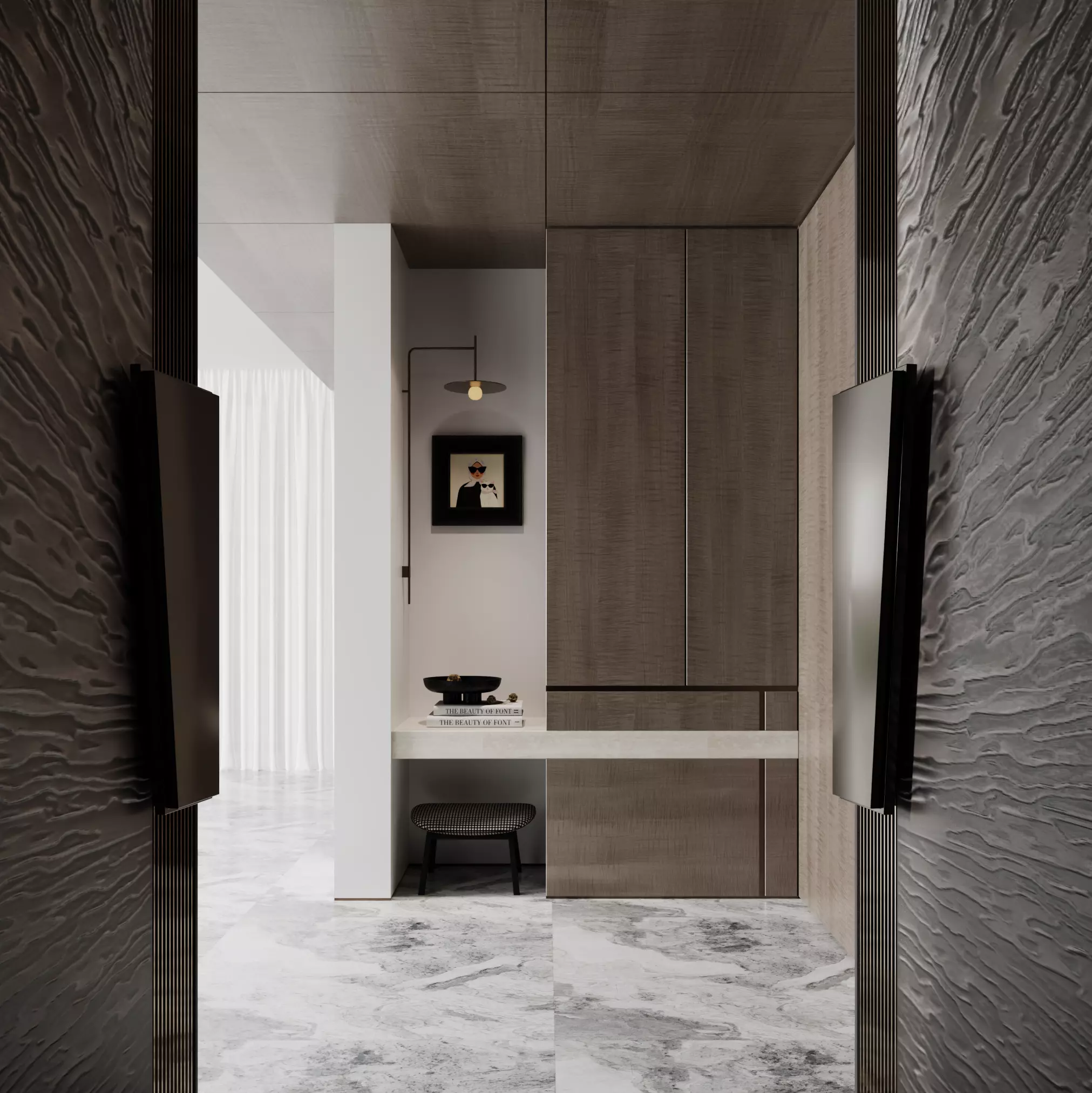Entryway cabinet 3D model