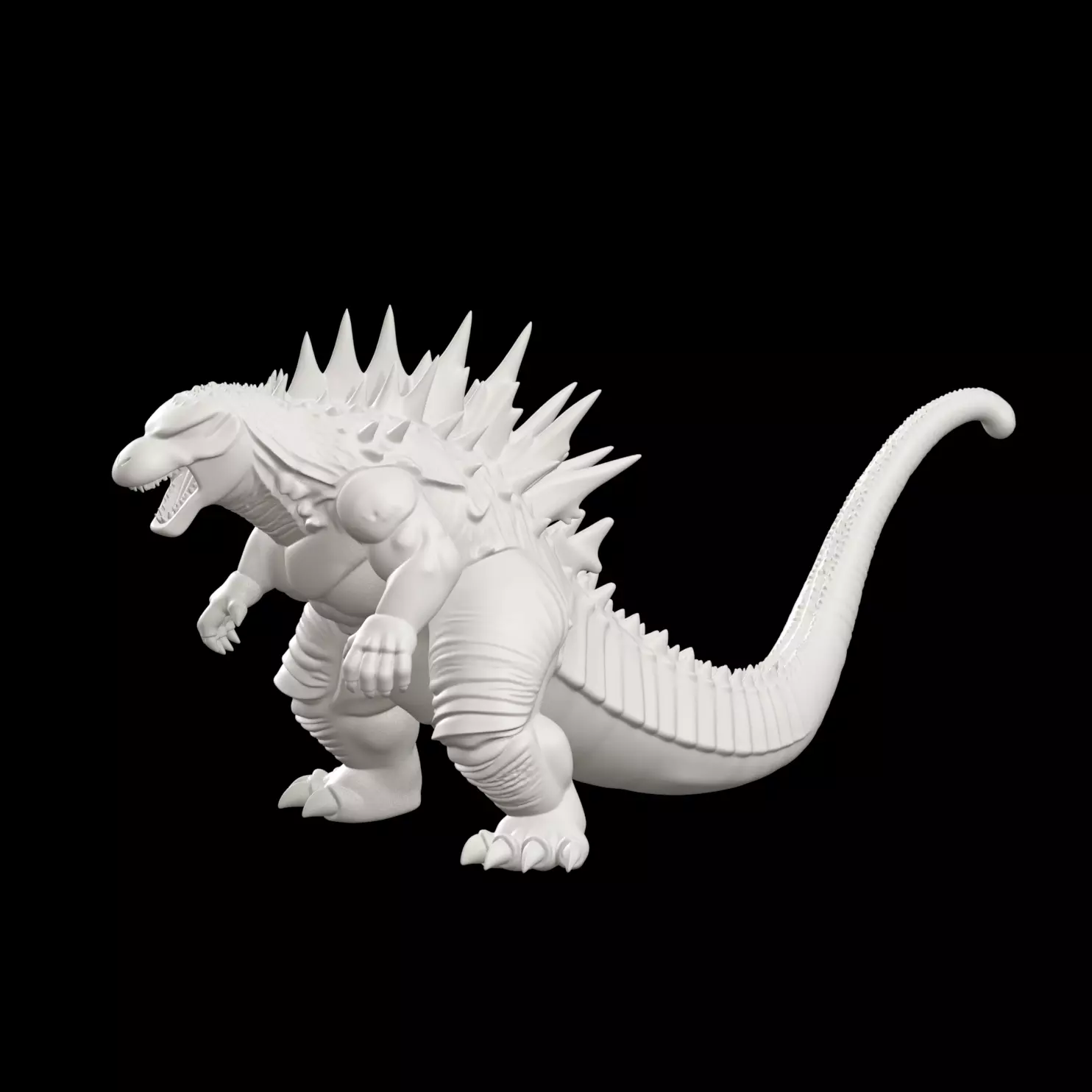 Godzilla King Of The Monsters Kaiju Statue 3D print model