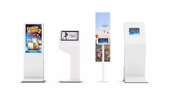 Electronic Kiosk Collection 3D model