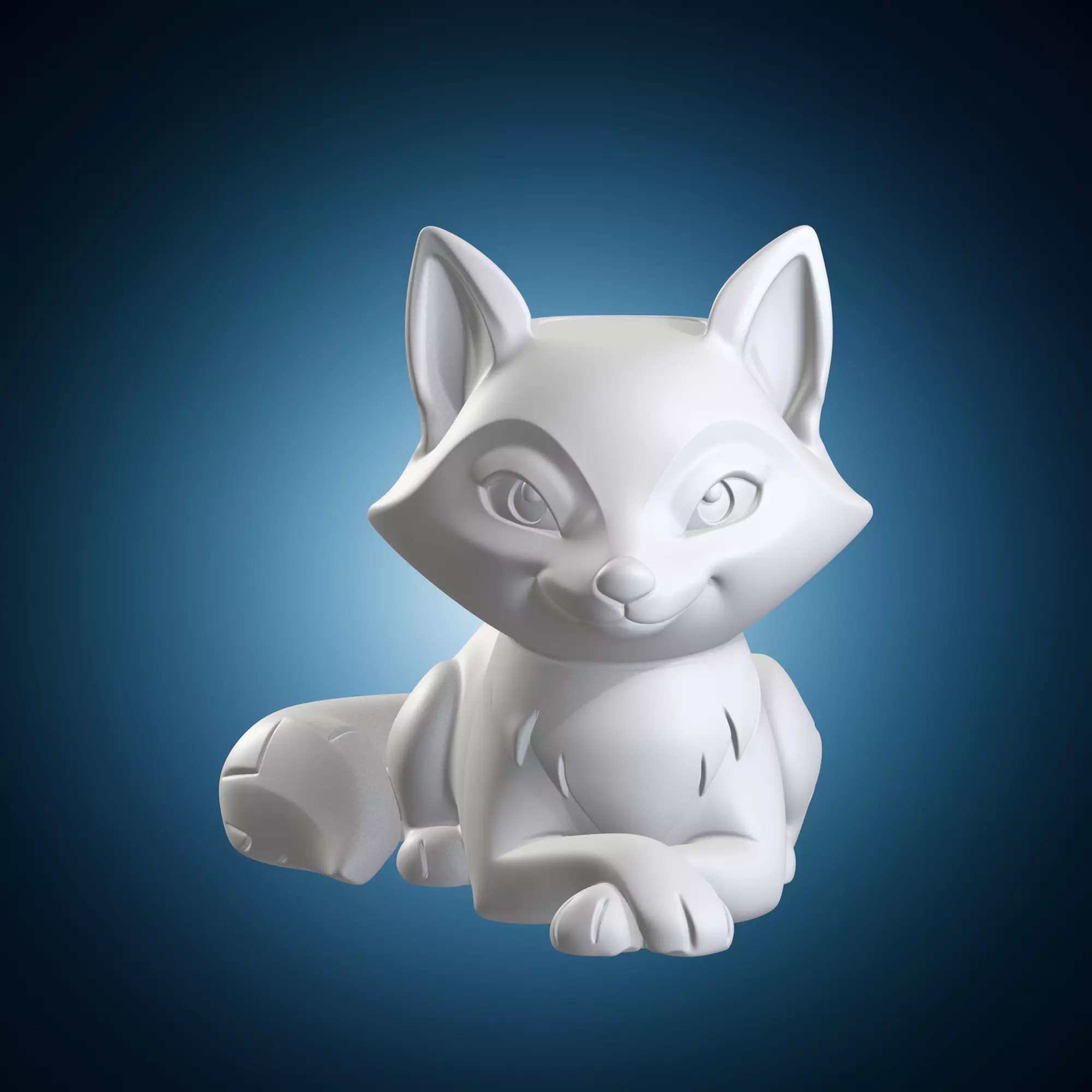 Fox Shaped Object Holder 3D print model