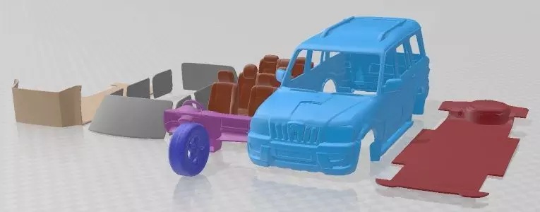 Mahindra Scorpio 2014 Printable Car 3D print model