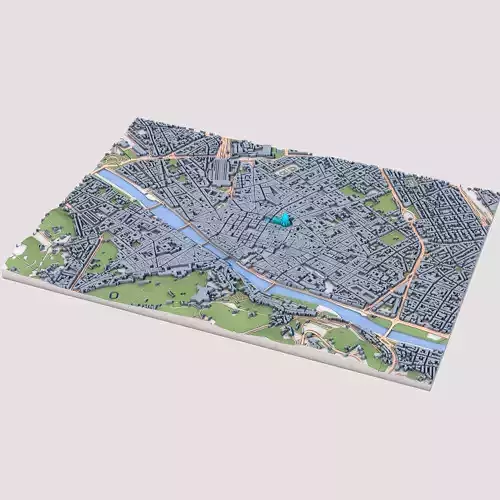 Florence Cathedral Italy 3D model