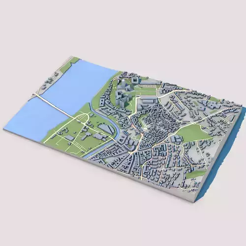 Basilica of Esztergom Cathedral in Esztergom Hungar 3D model