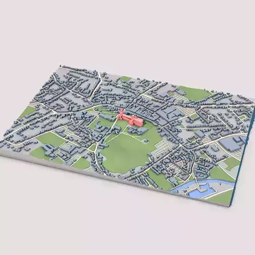 Ely Cathedral Cambridgeshire United Kingdom 3D model