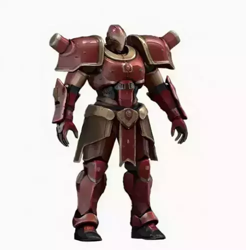 Heavy Sci-Fi Mecha Robot Armor 