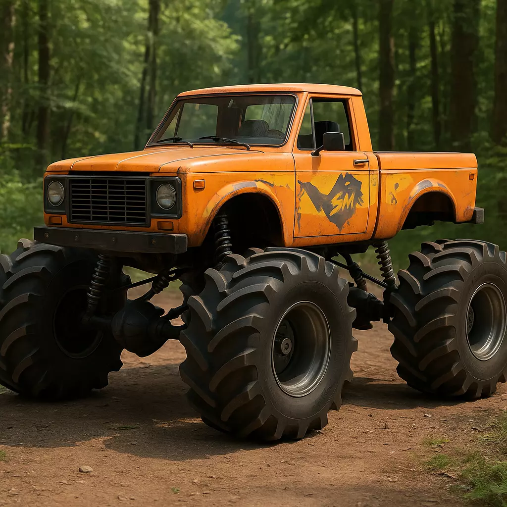 Vintage Monster Truck 3D print model