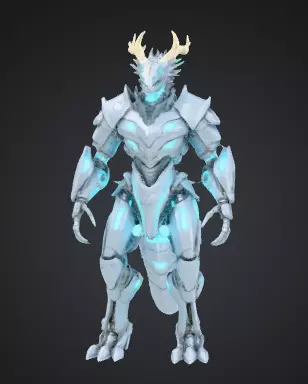 Mecha Dragon Sentinel 3D print model