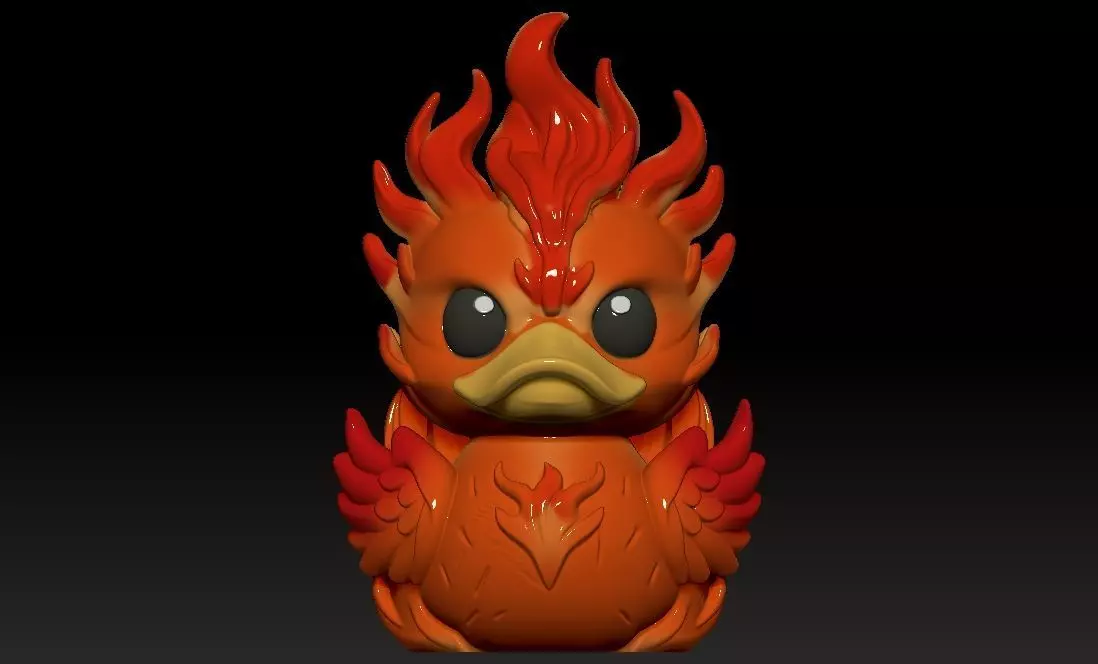 Rubber Duck - Phoenix - 3D print 3D print model