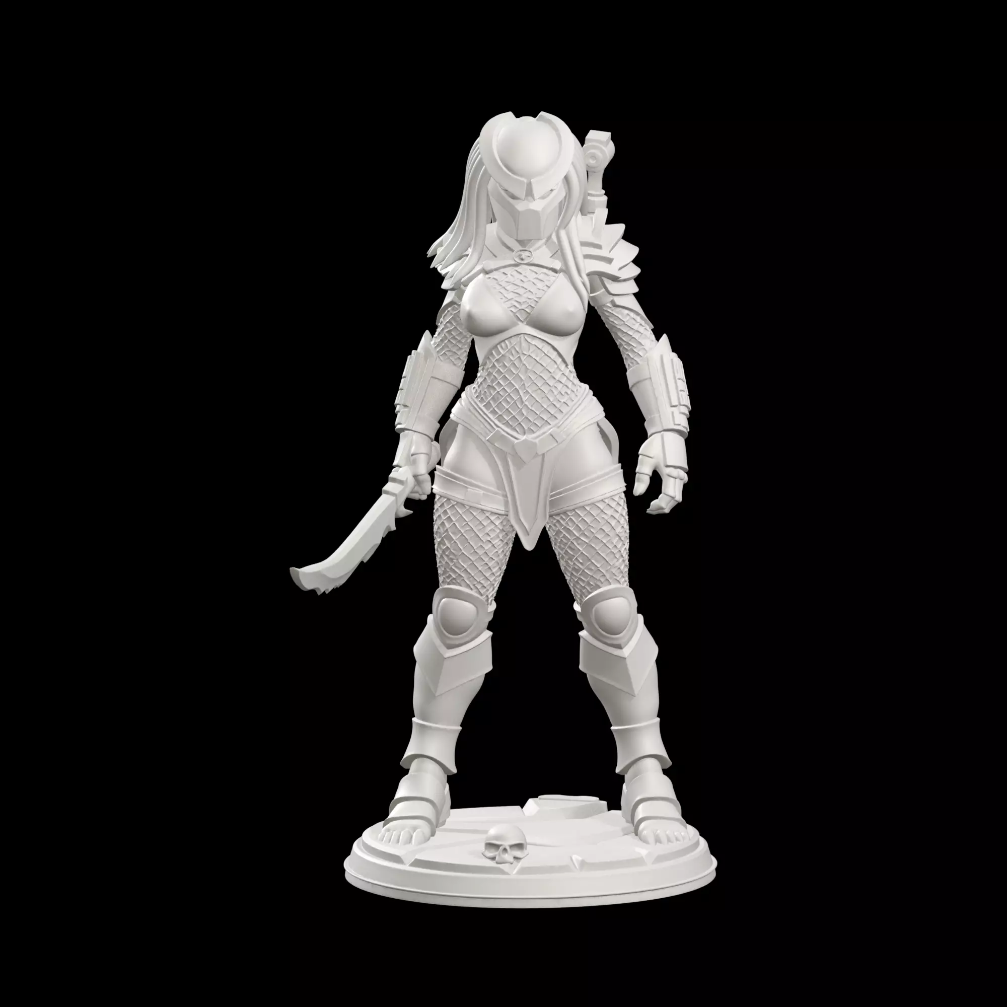 Machiko Noguchi Alien vs Predator Miniature 3D print model