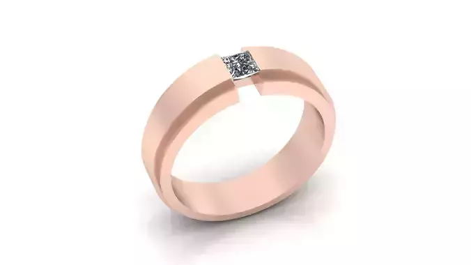 princes cut men engagement jewelry ring 