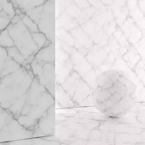 White Marble Statuario Fine Porcelain Tile 27 Texture