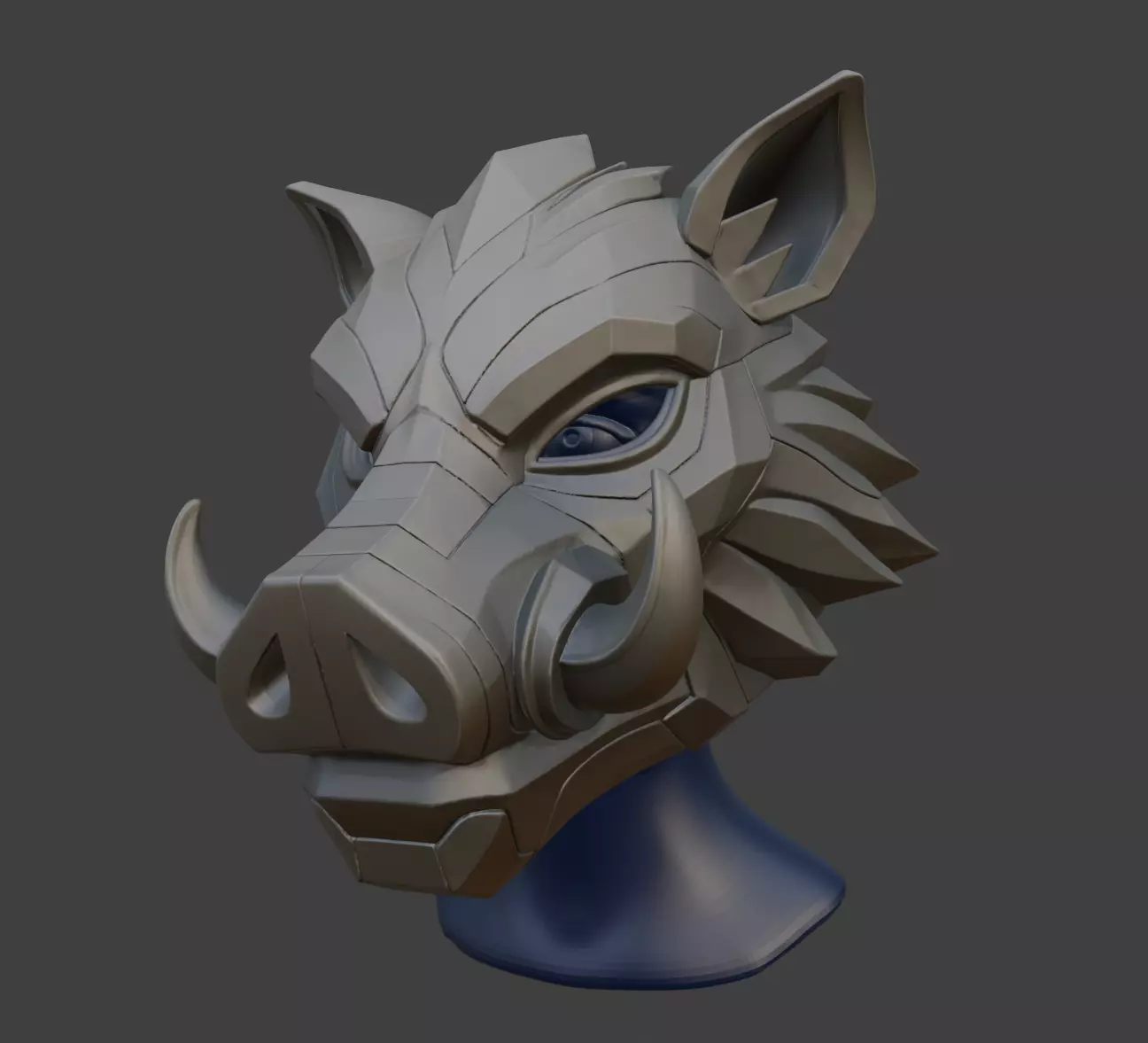 BOAR MASK 3D print model