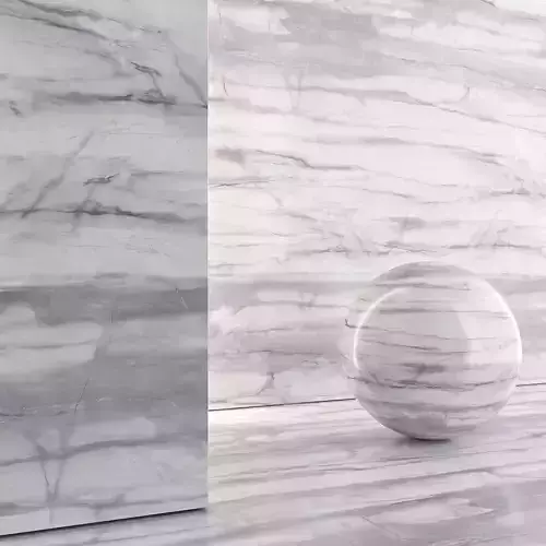White Marble Bianco Striato Porcelain Tile 33 Texture