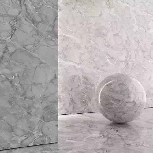 Marble Silver Gray Porcelain Tile 35 Texture