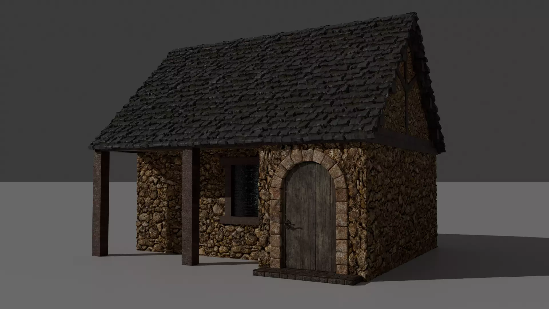 Basic House 3D 3D model