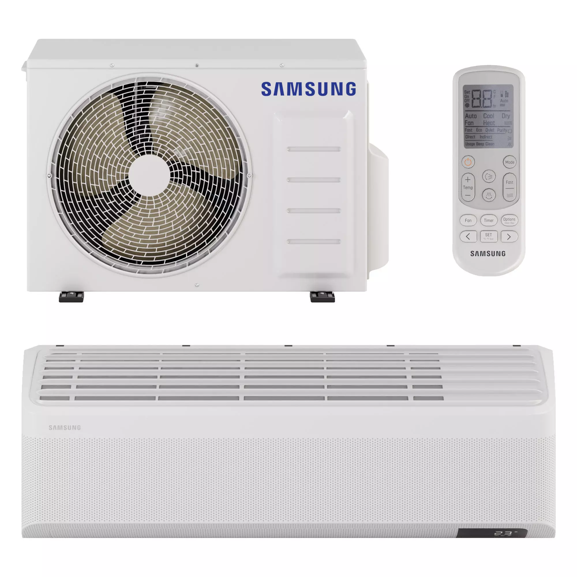 Samsung air conditioner 3D model
