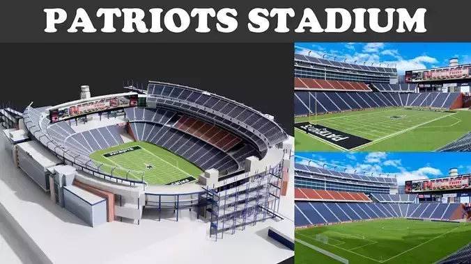 Gillette Stadium 3D