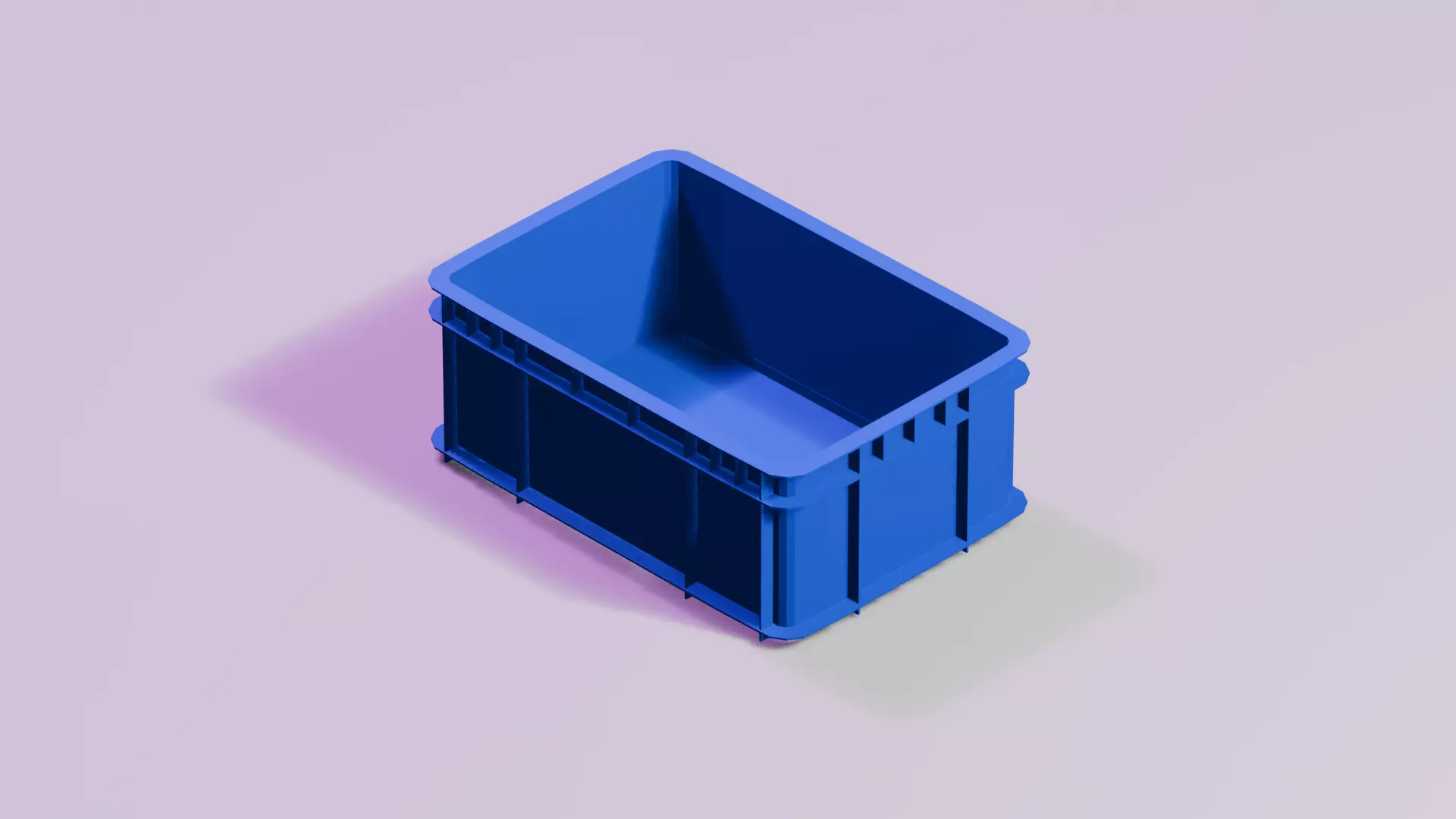 vegetable and fruit boxes wood plastic shop shelf 3D print model