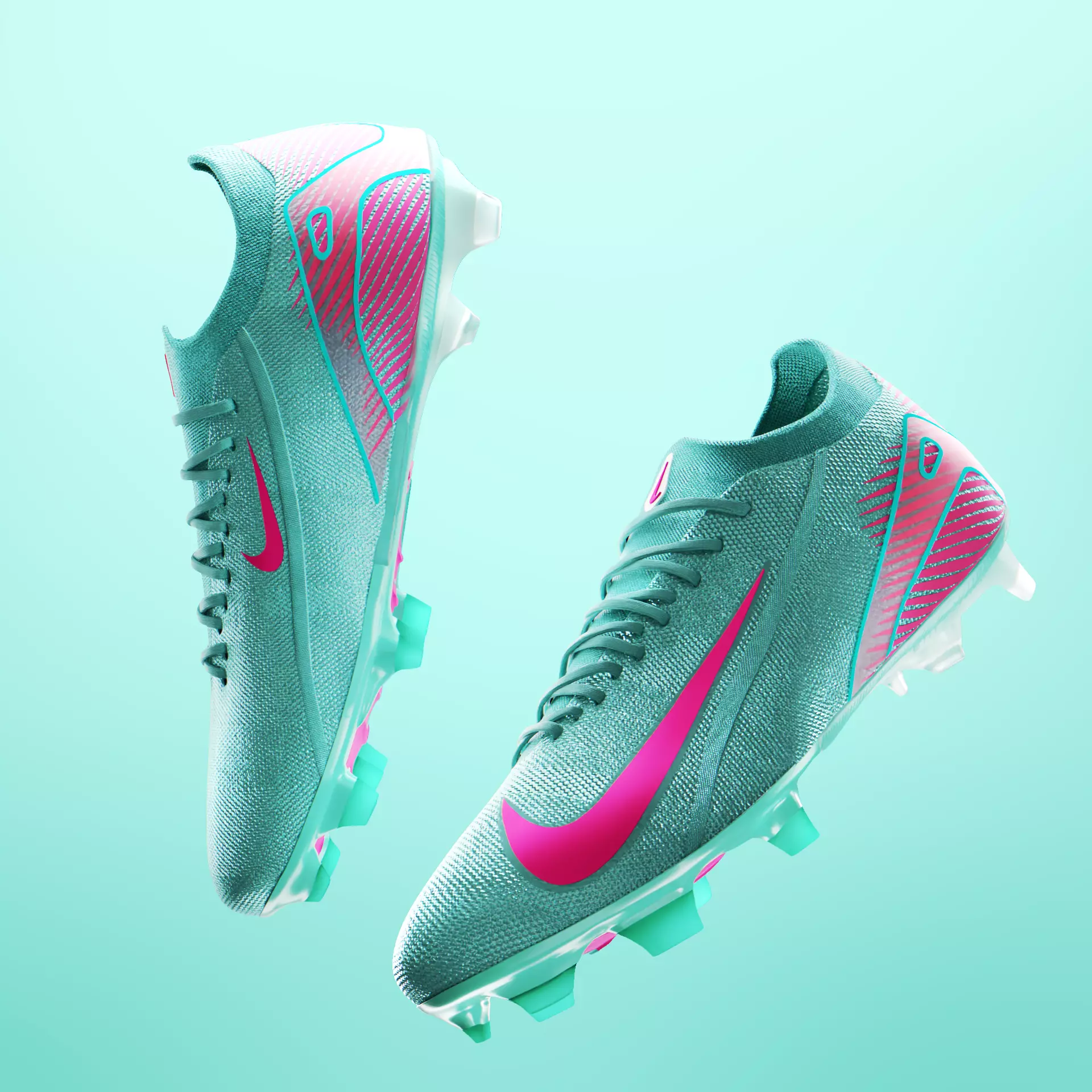 Nike Air Zoom Mercurial Vapor XVI Elite FG 3D Aurora Green 3D model