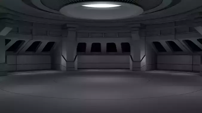 Sci Fi Interior corridor 3D model