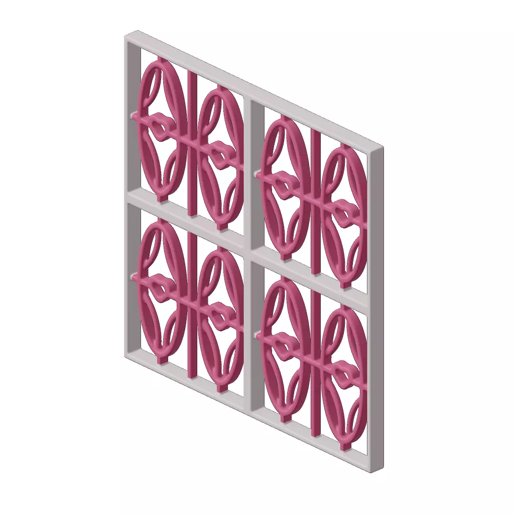 Baby Exquisite Window Grill Toy 3D model
