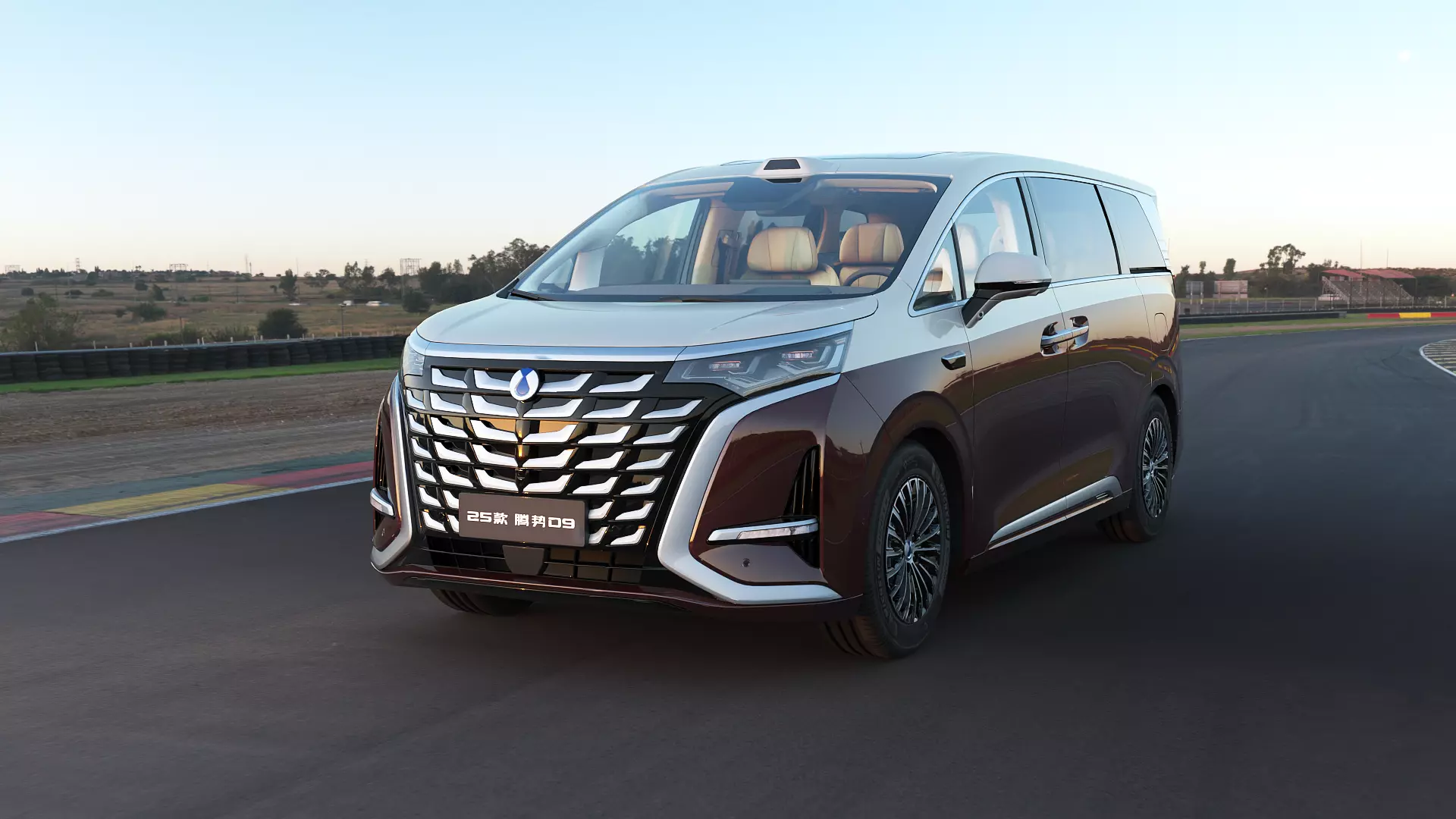 2025 Denza D9 DM-i EV with interior 3D model